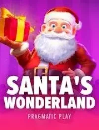 santas wonderland game logo
