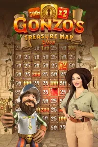 gonzos treasure map live game logo